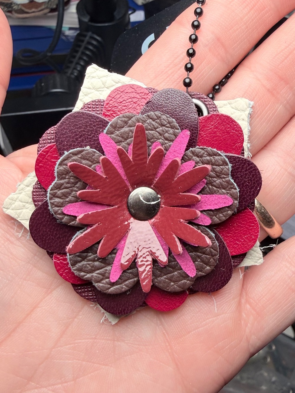 Handmade Floral Bag Charm ๐๐ฉท